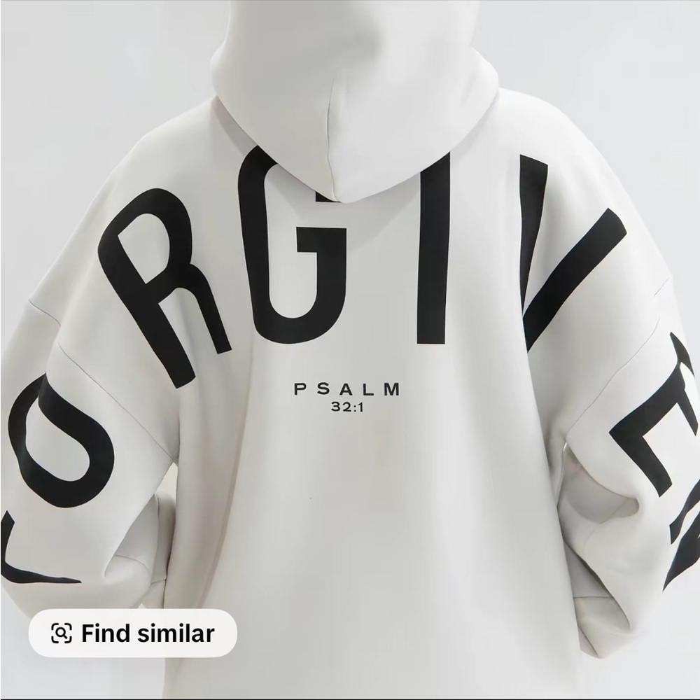 GLO God (Forgiven )Sweatshirt  size M oversized could be unisex sizing